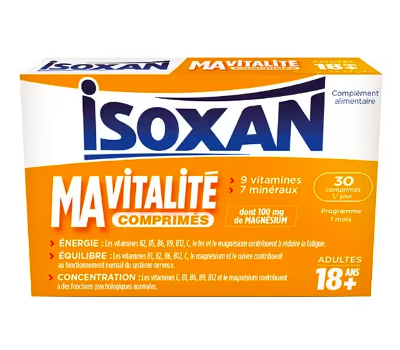 Isoxan Meine Vitalität Erwachsene - Packung mit 30 Tabletten