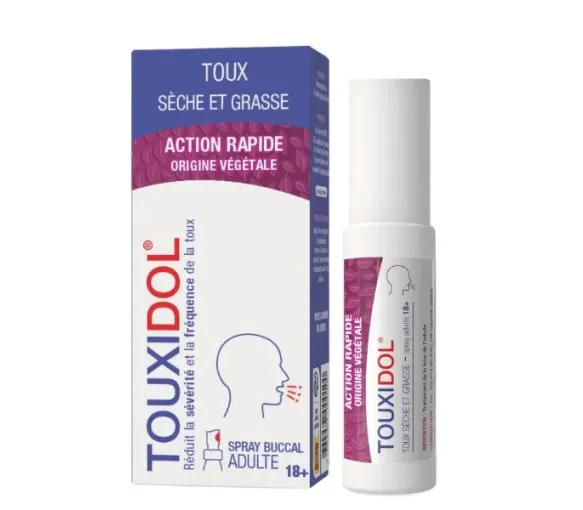 Touxidol Spray trockener und feuchter Husten Erwachsene PediAct - Spray von 30 ml