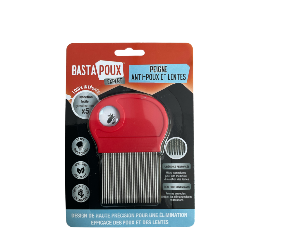 BastaPoux expert peigne anti-poux et lentes PediAct - boite de 1 peigne