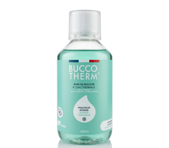 Mundspülung mit Thermalwasser Geschmack frische Minze ohne Alkohol Buccotherm - Flasche 300ml