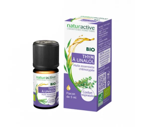 Bio-Thymol mit Linalool Naturactive - Flasche mit 5 ml