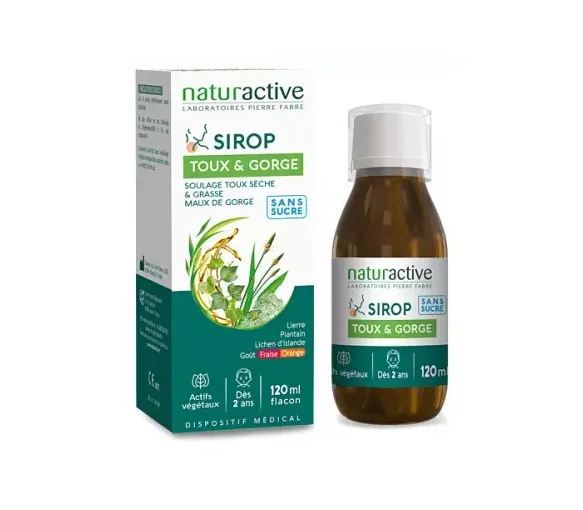 Naturactive Husten- und Halssirup - Flasche mit 120 ml