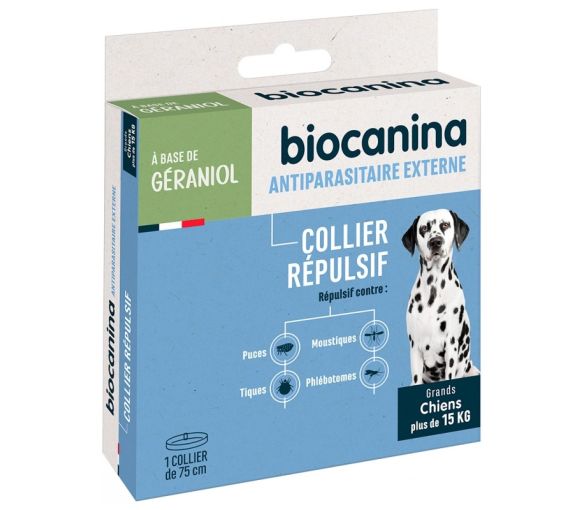 Biocanina Abwehrhalsband für Hunde über 15 kg - Schachtel mit 1 Halsband von 75 cm - image 1