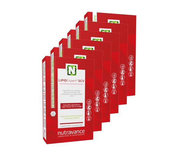LIPIDExpert SCV Nutravance - 60 Tabletten (Packung mit 6)