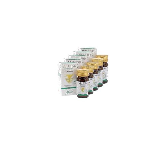 Sollievo PhysioLax Constipation Aboca - boîte de 90 comprimés (lot de 5)