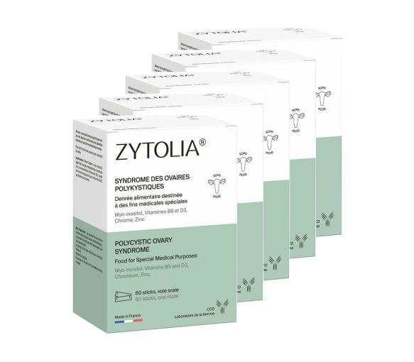 Zytolia Syndrom der polyzystischen Ovarien CCD - Packung mit 60 Sticks zum Verdünnen (5er Pack) - image 1