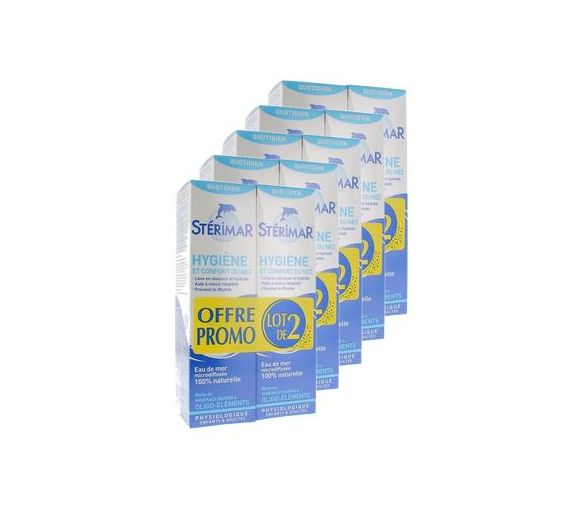 Stérimar Nasenhygiene - 2 x 100ml Sprays (5er Pack)
