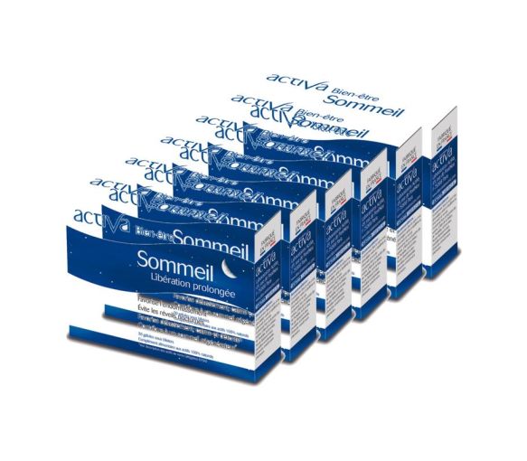 Wohlbefinden Schlaf Freisetzung verlängert Activa - Packung mit 30 Kapseln (6er Pack) - image 1