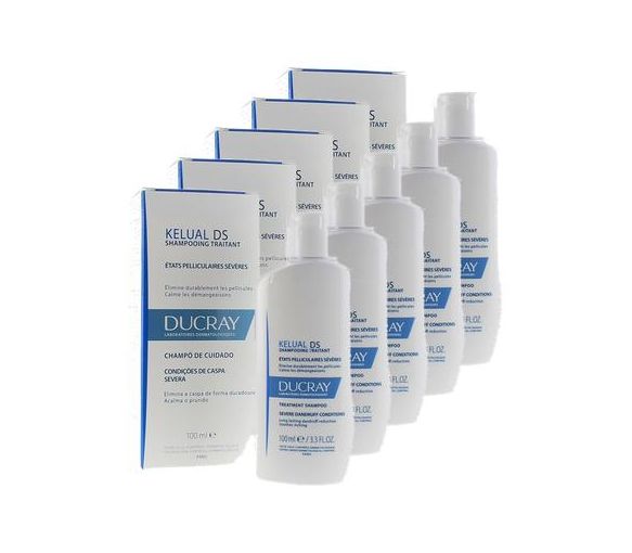 Kelual DS Shampoo gegen schwere Schuppenprobleme Ducray - Flasche mit 100 ml (Packung mit 5) - image 1