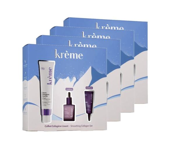 Kollagen glättende Creme Set - Set mit 3 Produkten (4er Pack)