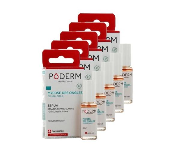 Nagelmykose-Serum Poderm - Flasche mit 8 ml (Packung mit 5) - image 1