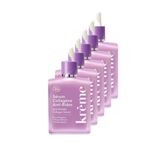 Kollagen Anti-Falten Serum Creme - Flasche mit 30ml (Packung mit 5) - image 1