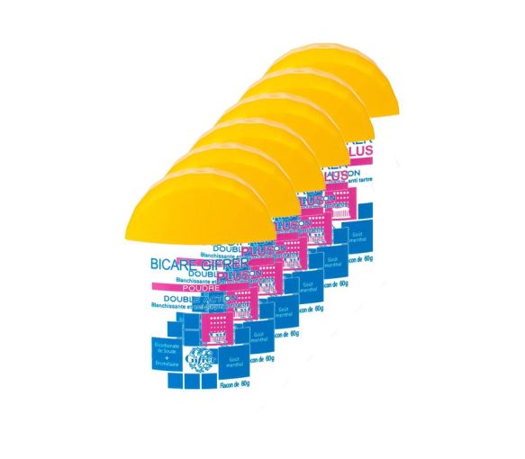 Bicare Gifrer plus Pulver Doppelwirkung Gifrer - Flasche mit 60 g (Packung mit 6)