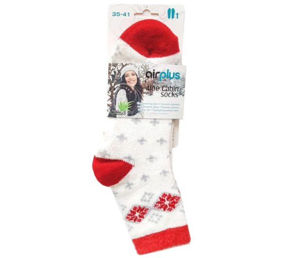 Aloe Cabin Feuchtigkeitsstrümpfe 35-41 Airplus - ein Paar Socken
