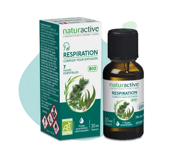 Complex Atem für die Diffusion von 7 ätherischen Ölen Naturactive - Flasche mit 30 ml
