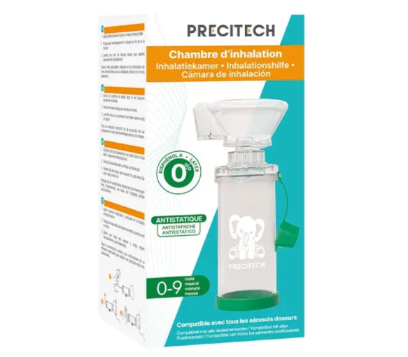 Precitech Inhalationskammer Horizane - Box mit einer Kammer und Maske 0/9 Monate - image 1