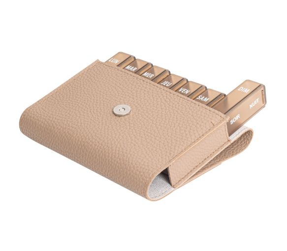 Braunes Plic-Modul Pillenbehälter - ein Pillenbehälter - image 1