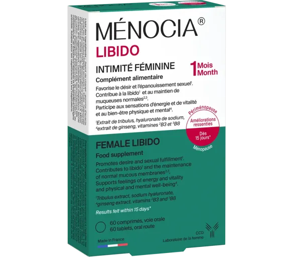 Ménocia Libido intime Frauen CCD - Packung mit 60 Tabletten