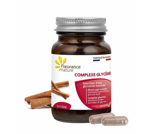Komplexe Blutzucker Fleurance Nature - Dose mit 30 Kapseln