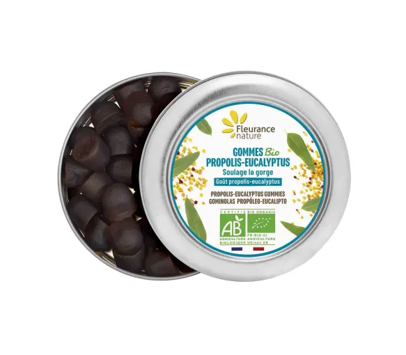 Propolis Eukalyptus Bio Gummis Fleurance Nature - 35g Dose - image 1