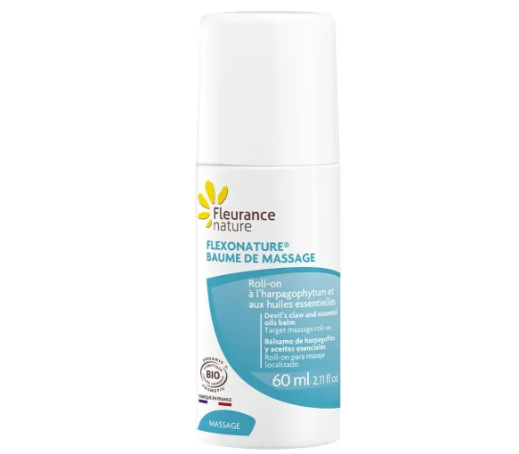 Flexonature Bio-Massagebalsam Fleurance Nature - Flasche mit 60 ml