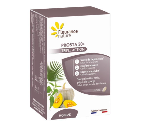 Prosta 50+ Triple Action Fleurance Nature - Packung mit 60 Tabletten