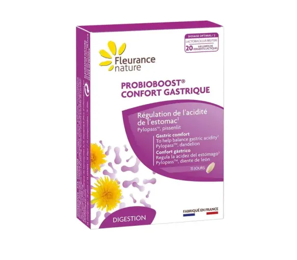 Probioboost Magenkomfort Fleurance Nature - Packung mit 15 Tabletten