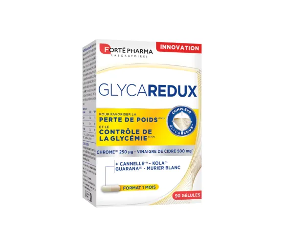 Glycaredux Gewichtsreduktion Forté Pharma - Packung mit 90 Kapseln