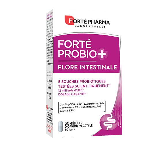 Forté Probio+ Darmflora Forté Pharma - Packung mit 30 Kapseln
