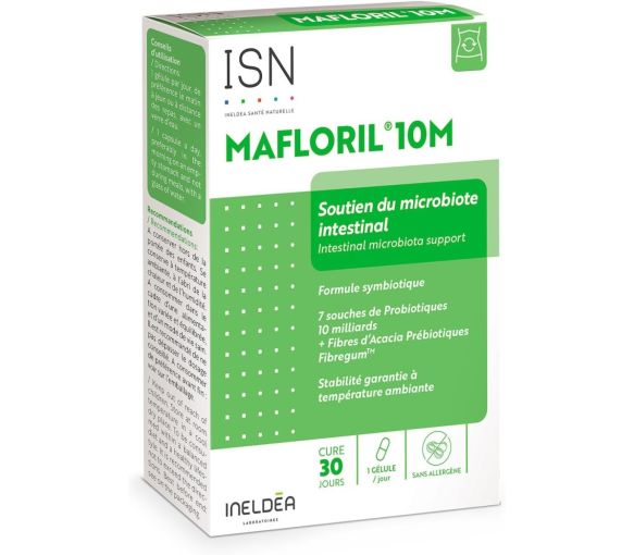 Mafloril 10M Mikrobiota intestinal ISN - Packung mit 30 Kapseln - image 1