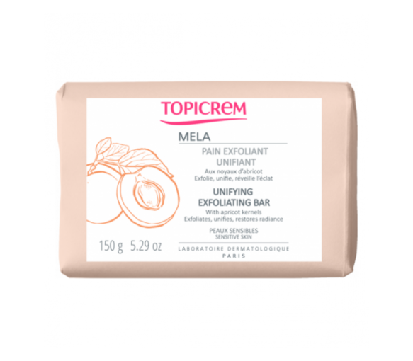 Mela Peeling-Seife von Topicrem - Seife mit 150g