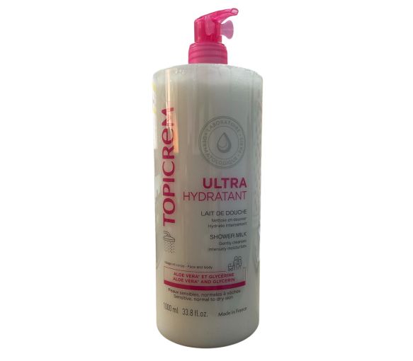 Ultra-hydratisierende Duschmilch Topicrem - Pumpflasche 1L - image 1