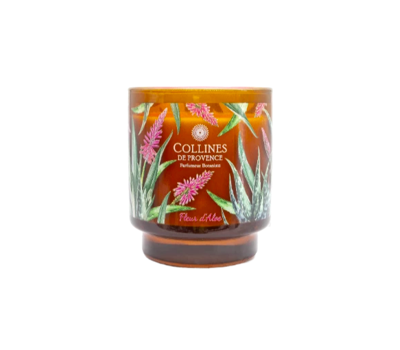 Duftkerze Aloe-Blüte Collines de Provence - 220g Topf - image 1