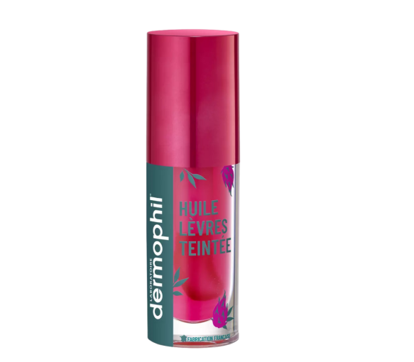 Getöntes Lippenöl in Rosa Dermophil Indien - Flasche mit 5 ml