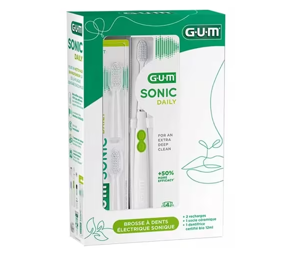 Sonic daily elektrische Schallzahnbürste Gum - 4 Produkte