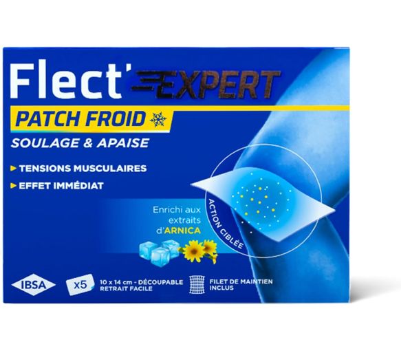 Flect'expert Kälte-Pflaster IBSA - Packung mit 5 Pflastern - image 1