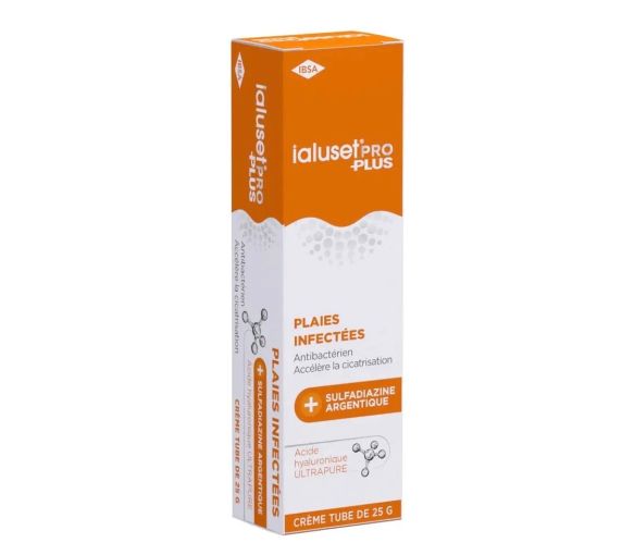 Cicatrizing Cream with Hyaluronic Acid Ialuset Pro Plus - 25 g tube