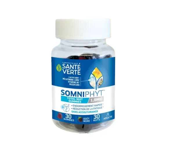 Somniphyt total Nacht Gesundheit Grün - Dose mit 30 Gummibärchen