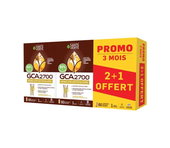 GCA 2700 Gelenkbeweglichkeit Gesundheit Grün - 120 Tabletten + 60 geschenkt