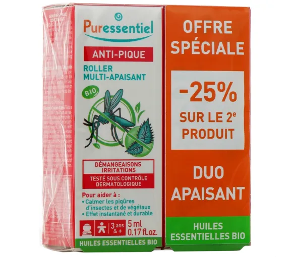 Anti-Stich Roller Multi-Beschleuniger Puressentiel - 2er Set Sonderangebot - image 1
