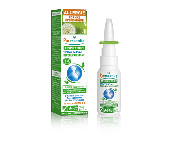 Nasenspray zur Linderung von Atemwegsallergien Puressentiel - Spray von 30 ml