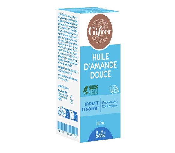 Süßmandelöl für Babys Gifrer - Flasche mit 56 ml