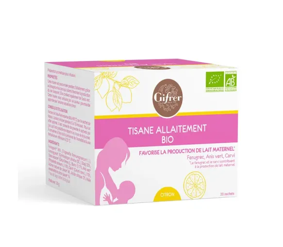 Bio Stilltee Zitronen Gifrer - 20 Beutel Verpackung