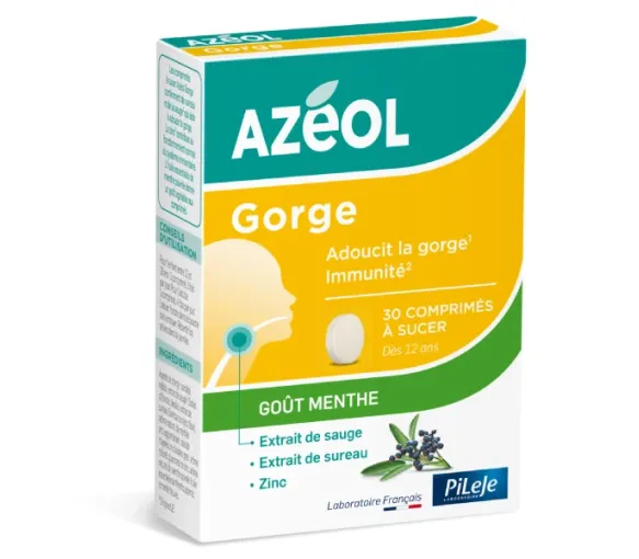 Azéol Weichmacher für den Hals Pileje - Packung mit 30 Tabletten - image 1