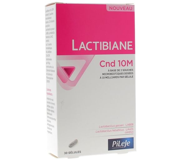 Lactibiane Cnd 10 M Pileje - Packung mit 30 Kapseln