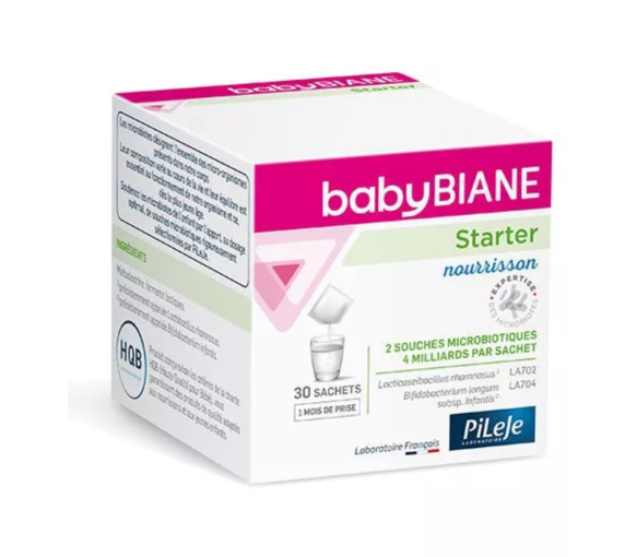 BabyBIANE Starter Säugling Pileje - Packung mit 30 Beuteln