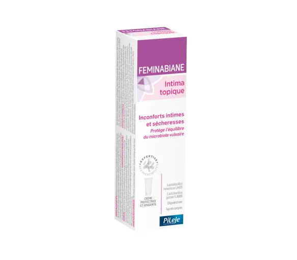 Feminabiane Intima Topische Creme gegen intime Beschwerden und Trockenheit PileJe - Tube mit 15 ml
