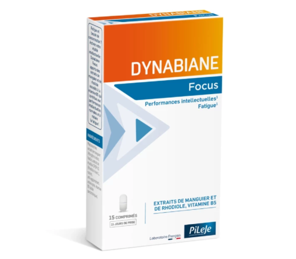 Dynabiane Fokus Pileje - Packung mit 15 Tabletten