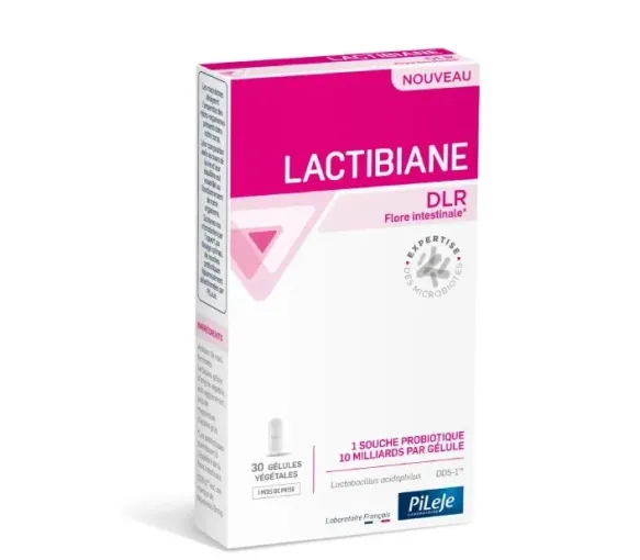 Lactibiane DLR Darmflora Pileje - Packung mit 30 pflanzlichen Kapseln