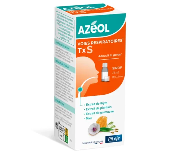 Azéol Hustenstiller Sirup Pileje - Flasche mit 75 ml - image 1